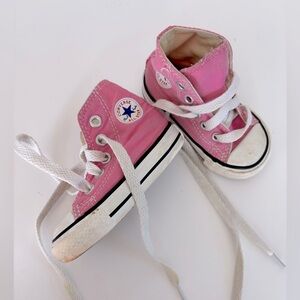 Pink High Top Converse